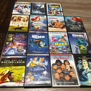 Collection of 15 Family Movie DVDs